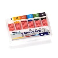 Conuri de gutaperca 30 albastru (conicitate 04) Meta Biomed