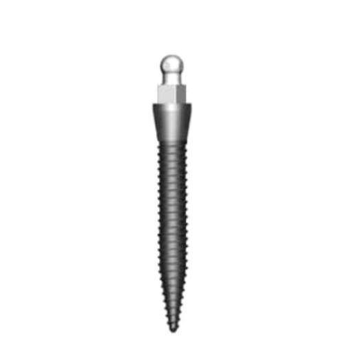 Miniimplant cu cap o-ball si colereta Ø2.4 x 18 mm MDI
