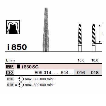 FREZE DIAMANTATE PREPARARE COROANE I850